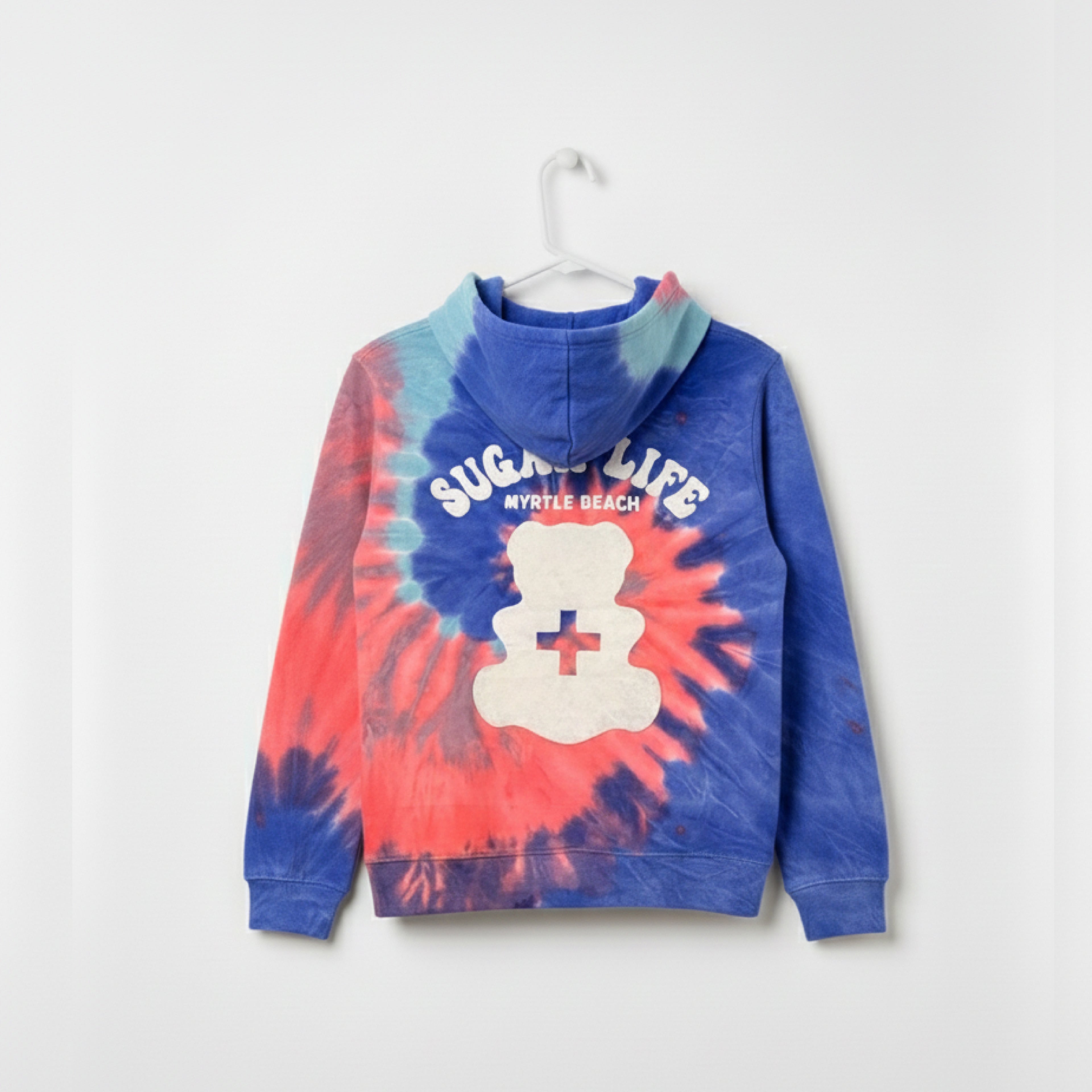 First Bloom Sugar Life Tie & Dye Hoodie